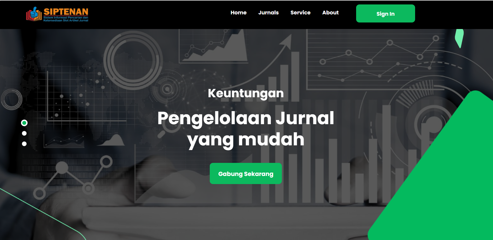 Sistem Informasi Pencarian Dan Ketersediaan Slot Artikel Jurnal.